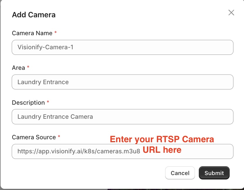 Camera Configuration