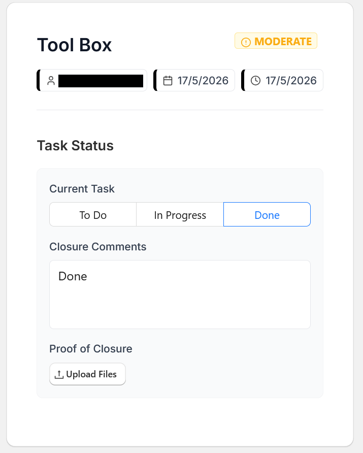 Task Details — screenshot pending