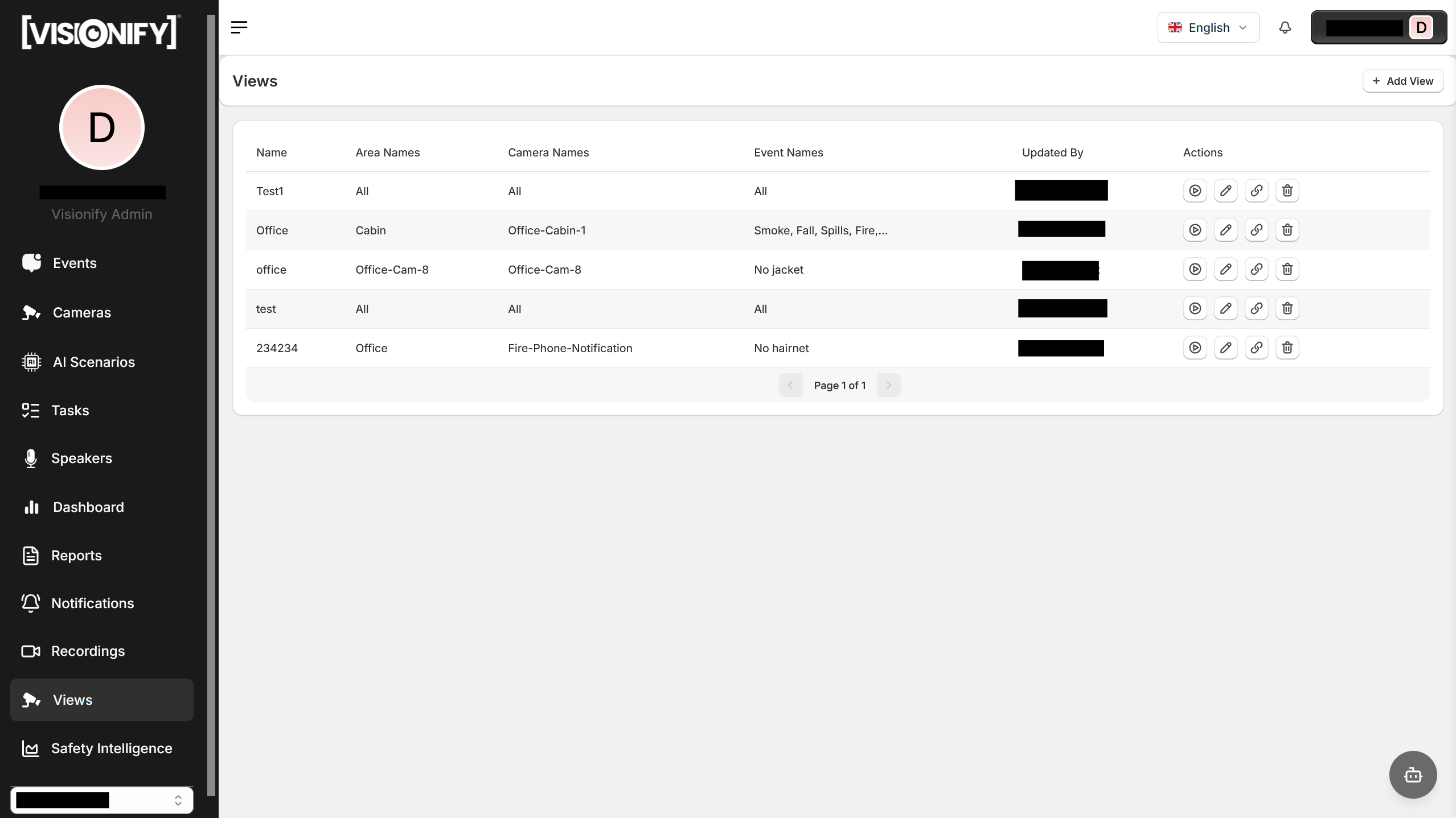 Views List — screenshot pending